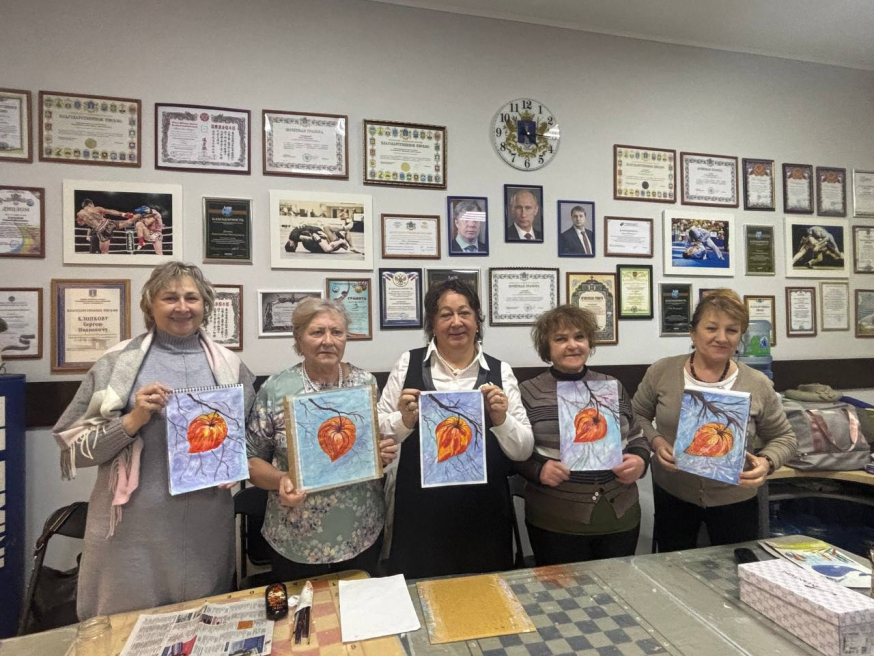 Наша дружная команда снова погрузилась в мир интуитивного рисования!