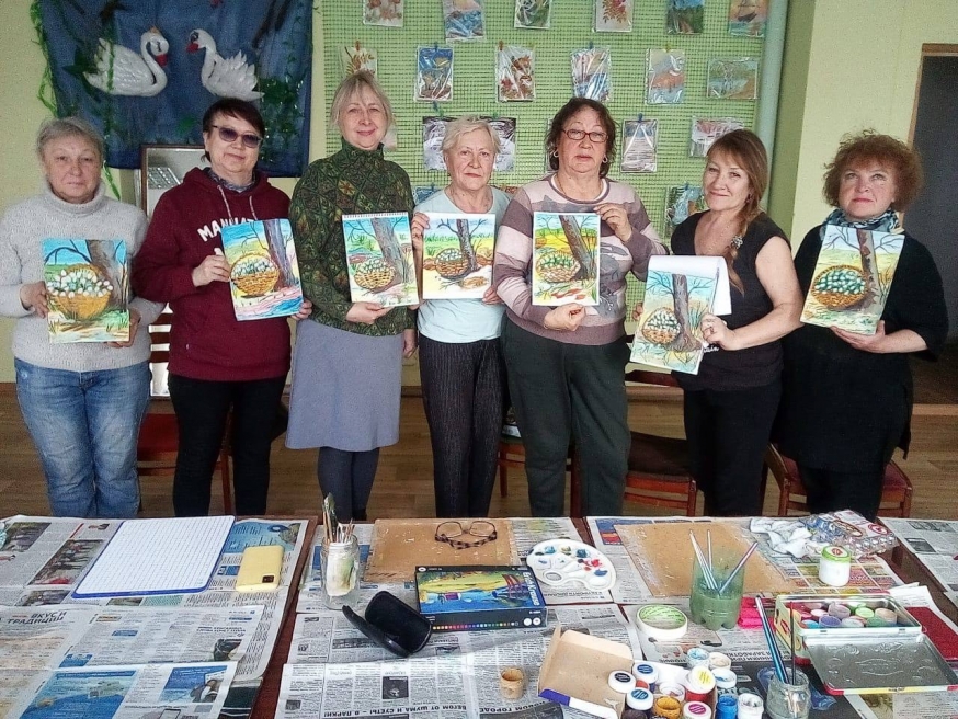 Наше весеннее вдохновение: &quot;Первоцветы в корзинке&quot;