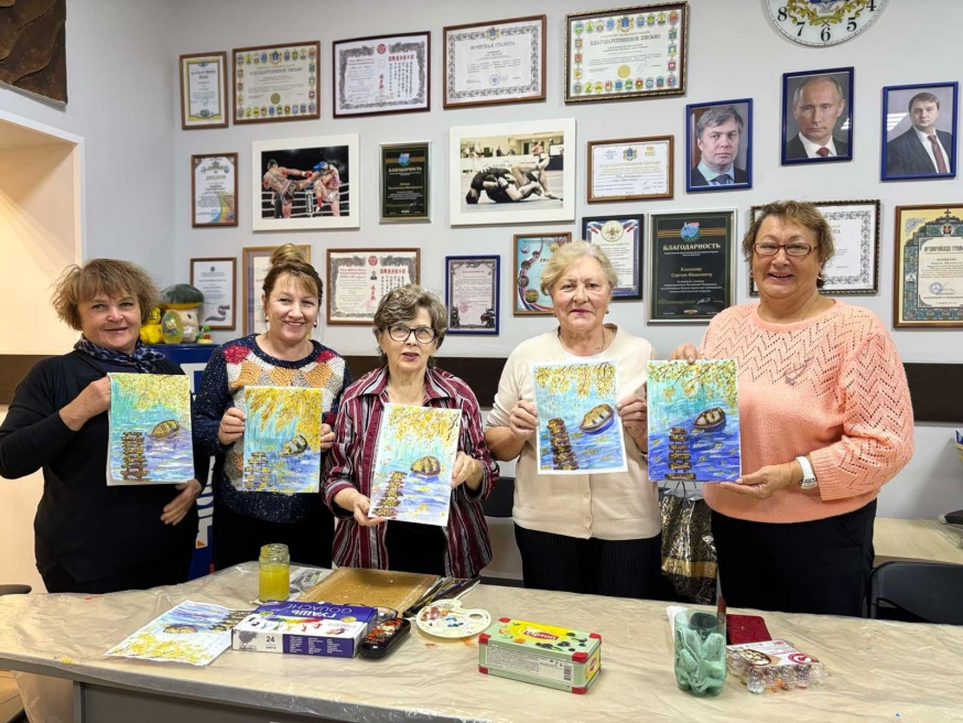 Состоялось наше очередное занятие по интуитивному рисованию