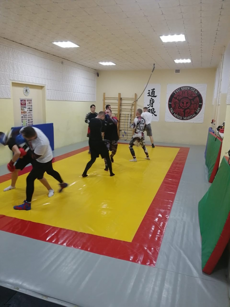 Очередная тренировка по комплексной системе боя “Тсу Шин Ген”