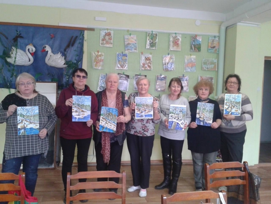 Весна на холсте: интуитивное рисование продолжается