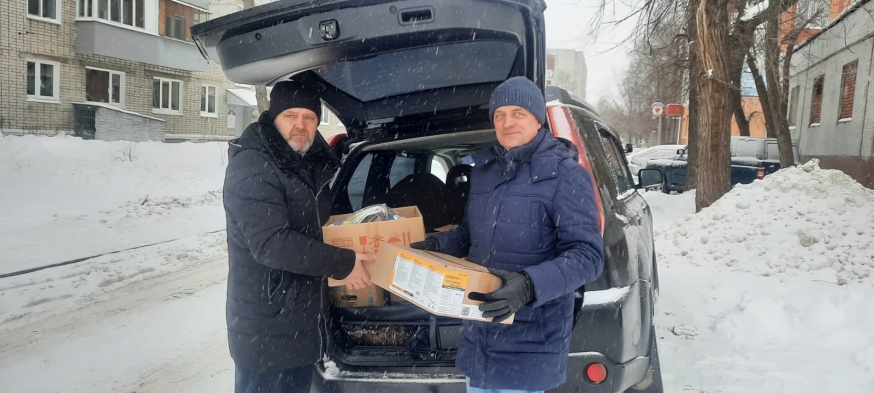 В "Володарец" продолжает поступать гуманитарная помощь для ульяновских бойцов