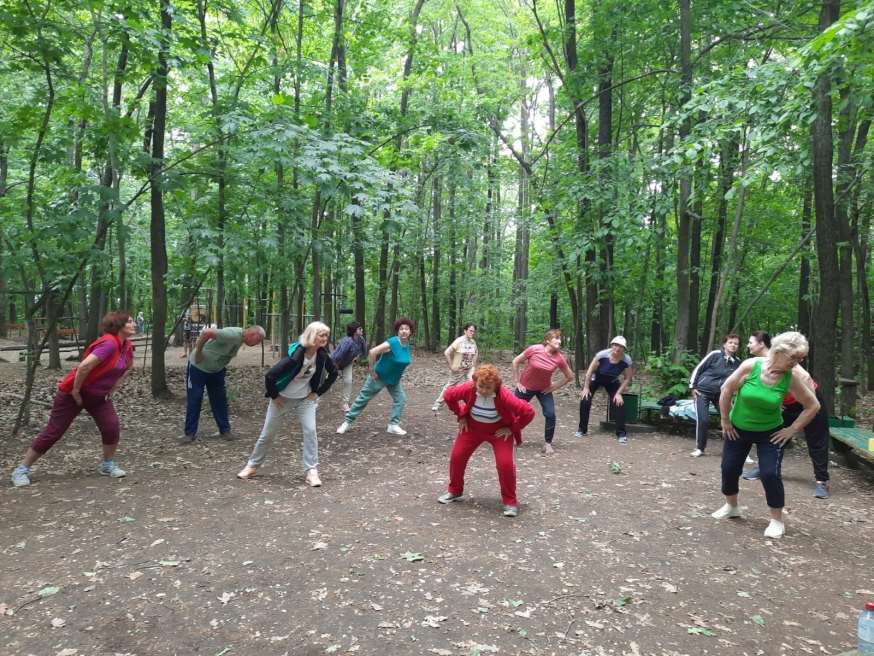 Занятия гимнастикой цигун&nbsp;