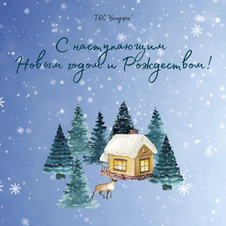 С наступающим Новым годом и Рождеством!