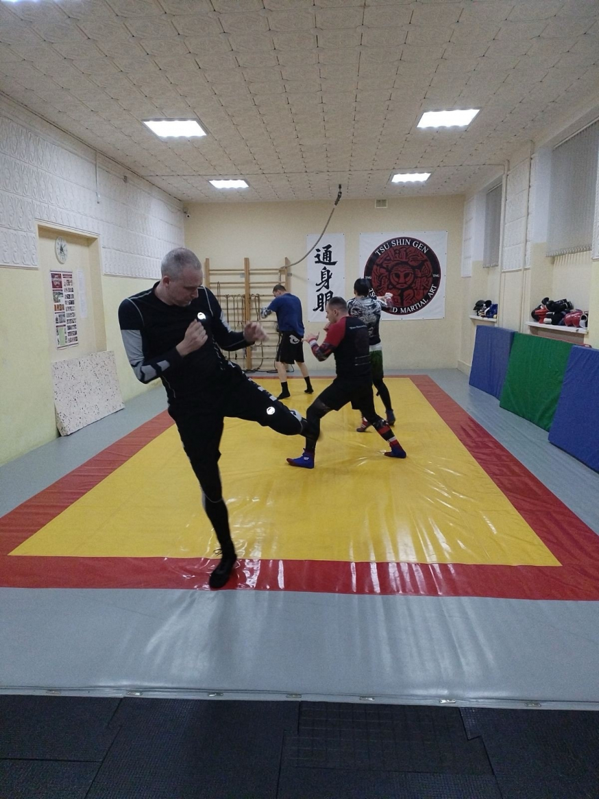Наши занятия по комплексному бою Тсу Шин Ген продолжаются